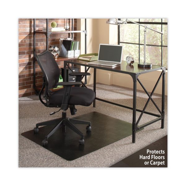 Floor+Mate, For Hard Floor to Medium Pile Carpet up to 0.75", 36 x 48, Black - Image 6