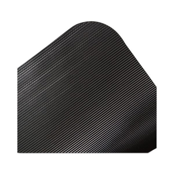 Floor+Mate, For Hard Floor to Medium Pile Carpet up to 0.75", 46 x 48, Black - Image 2