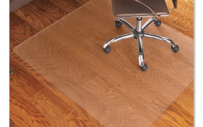 EverLife Chair Mat for Hard Floors, Light Use, Rectangular, 46 x 60, Clear