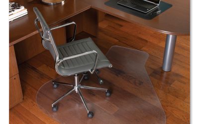 Everlife Workstation Chair Mat For Hard Floors, With Lip, 66 X 60, Clear