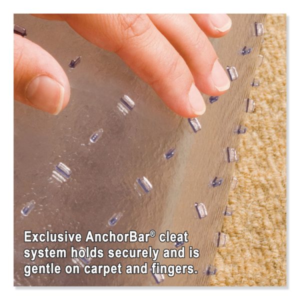 Natural Origins Chair Mat With Lip For Carpet, 36 X 48, Clear - Image 2