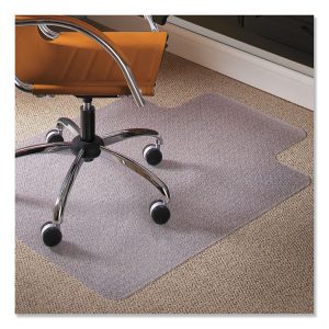 Natural Origins Chair Mat With Lip For Carpet, 45 X 53, Clear