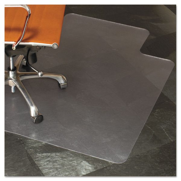 Natural Origins Chair Mat With Lip For Hard Floors, 36 X 48, Clear - Image 2