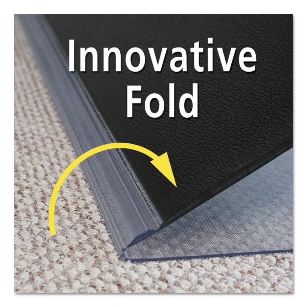 Sit Or Stand Mat For Carpet Or Hard Floors, 45 X 53, Clear/black - Image 3