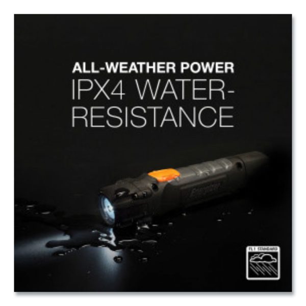 Hardcase Professional Task LED Flashlight, 2 AA Batteries (Included), Black - Image 3