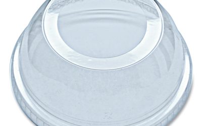 Greenware Cold Drink Lids, Fits 16 oz to 24 oz, Clear, 1,000/Carton