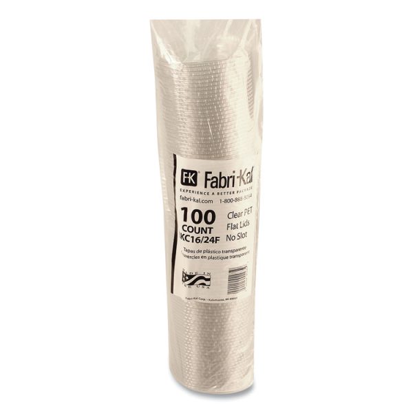 Greenware Cold Drink Lids, Fits 16 oz to 24 oz Cup, Clear, 1,000/Carton - Image 4