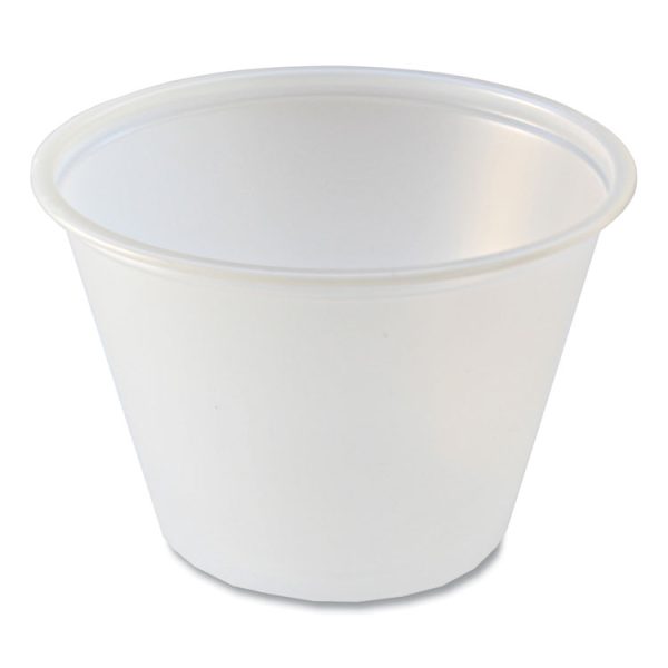 Portion Cups, 2.5 oz, Translucent, 125/Sleeve, 20 Sleeve/Carton