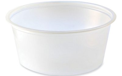 Portion Cups, 3.25 oz, Translucent, 125/Sleeve, 20 Sleeve/Carton
