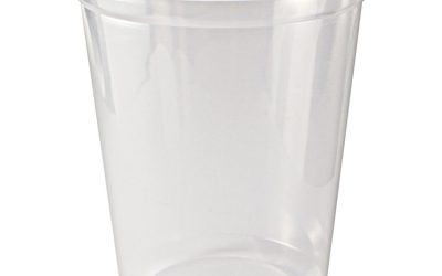 Microwavable Deli Containers, 32 oz, 4.6 Diameter x 5.6 h, Clear, Plastic, 500/Carton