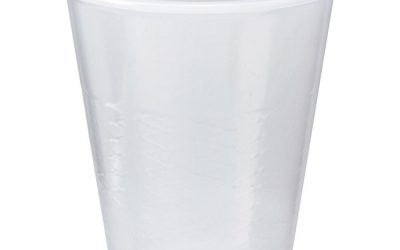 Rk Crisscross Cold Drink Cups, 3 Oz, Clear, 100 Bag, 25 Bags/carton