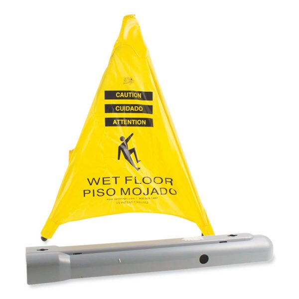 Pop Up Safety Cone, 3 X 2.5 X 20, Yellow - Image 3