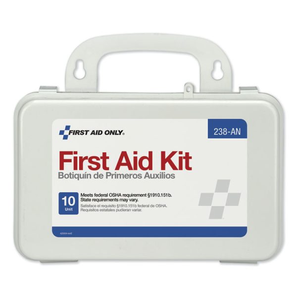Ansi-Compliant First Aid Kit, 64 Pieces, Plastic Case - Image 3