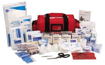 First Responder Kit, 16 X 8 X 7.5, 158 Pieces, Nylon Fabric Case