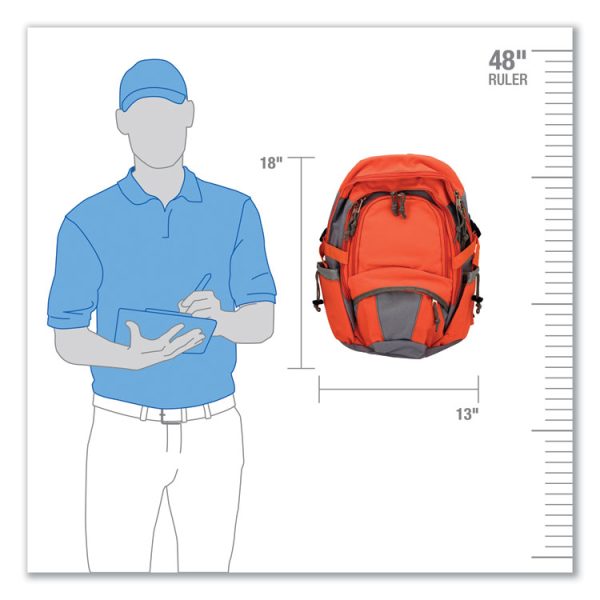 Emergency Preparedness First Aid Backpack, Xl, 63 Pieces, Nylon Fabric - Image 4