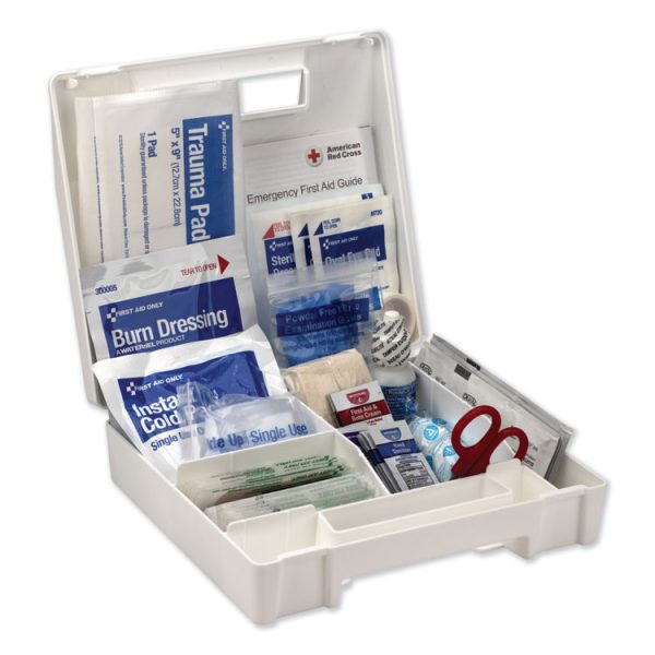Ansi 2015 Compliant Class A Type I And Ii First Aid Kit For 25 People, 89 Pieces, Plastic Case - Image 2