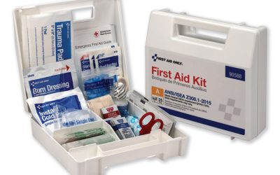 Ansi 2015 Compliant Class A Type I And Ii First Aid Kit For 25 People, 89 Pieces, Plastic Case