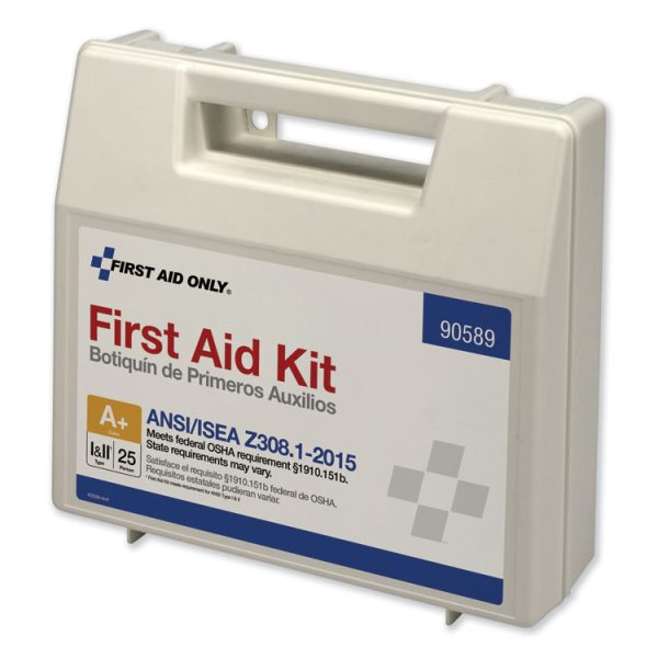 Ansi 2015 Compliant Class A+ Type I And Ii First Aid Kit For 25 People, 141 Pieces, Plastic Case - Image 4