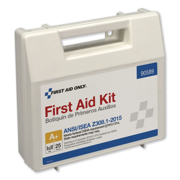 Ansi 2015 Compliant Class A+ Type I And Ii First Aid Kit For 25 People, 141 Pieces, Plastic Case - Image 6