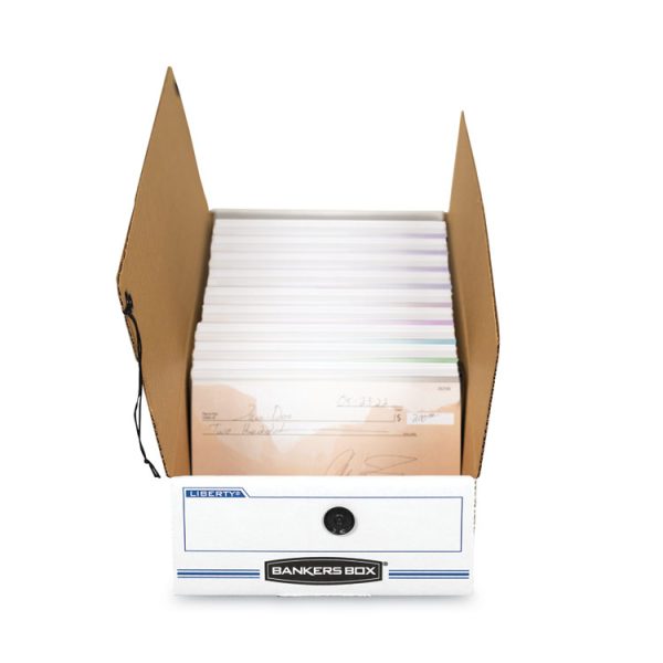 Liberty Check And Form Boxes, 6.25" X 24" X 4.5", White/blue, 12/carton - Image 3
