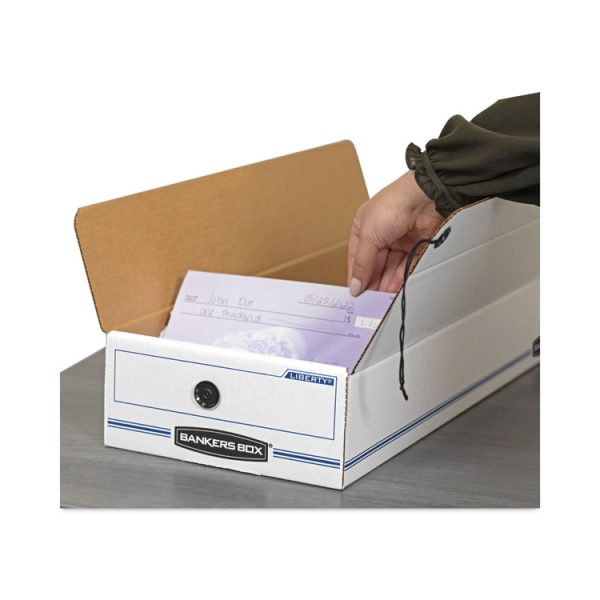Liberty Check And Form Boxes, 9" X 24" X 6.38", White/blue, 12/carton - Image 4