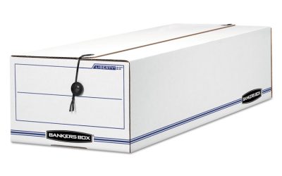 Liberty Check And Form Boxes, 9″ X 24.25″ X 7.5″, White/blue, 12/carton