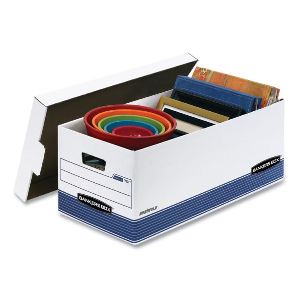 Stor/file Medium-Duty Storage Boxes, Letter Files, 12" X 25.38" X 10.25", White, 20/carton - Image 2