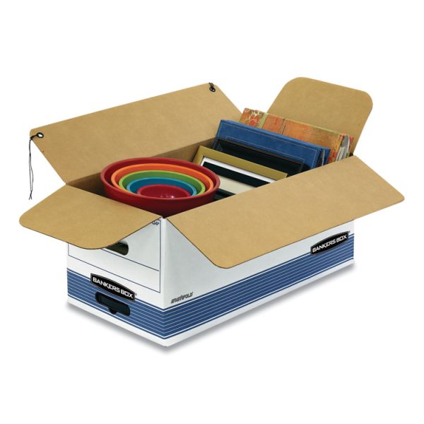 Stor/file Medium-Duty Strength Storage Boxes, Letter Files, 12" X 24.13" X 10.25", White, 20/carton - Image 2