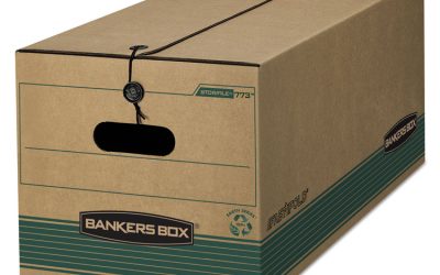 Stor/file Medium-Duty Strength Storage Boxes, Legal Files, 15.25″ X 24.13″ X 10.75″, Kraft/green, 12/carton