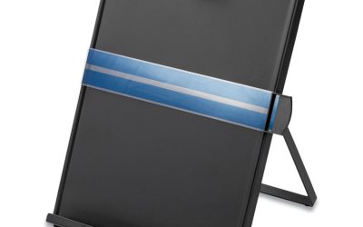 Metal Copyholder, 200 Sheet Capacity, Steel, Black