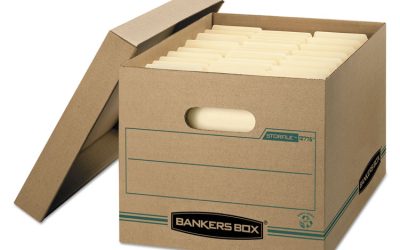 Stor/file Basic-Duty Storage Boxes, Letter/legal Files, 12.5″ X 16.25″ X 10.5″, Kraft/green, 12/carton