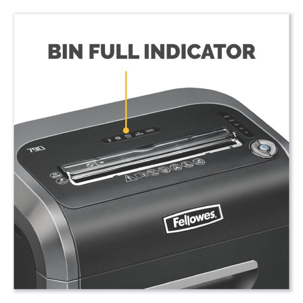 Powershred 79ci 100% Jam Proof Cross-Cut Shredder, 16 Manual Sheet Capacity - Image 4