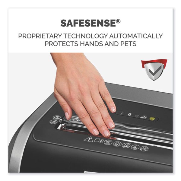 Powershred 79ci 100% Jam Proof Cross-Cut Shredder, 16 Manual Sheet Capacity - Image 3
