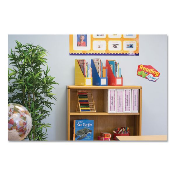 Extra-Wide Cardboard Magazine File, 4.25 x 11.38 x 12.88, Assorted, 6/Pack - Image 2