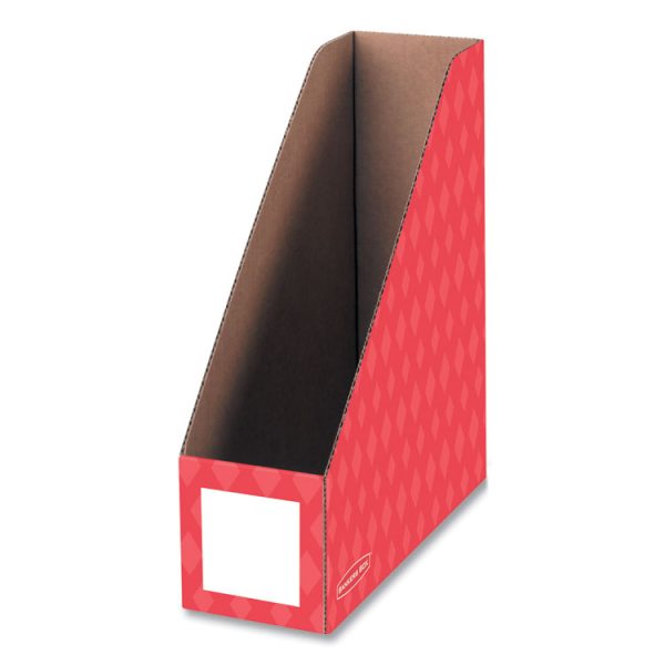 Extra-Wide Cardboard Magazine File, 4.25 x 11.38 x 12.88, Assorted, 6/Pack - Image 5