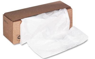 Shredder Waste Bags, 32-38 Gal Capacity, 50/carton