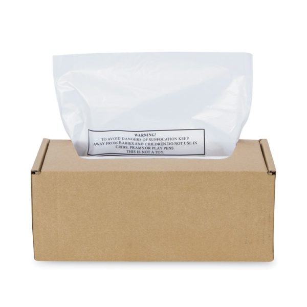 Shredder Waste Bags, 16 To 20 Gal Capacity, 50/carton - Image 3