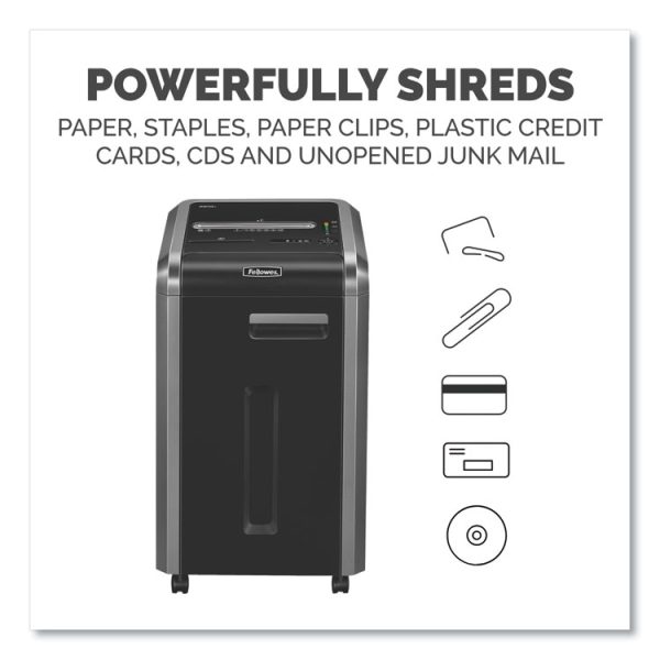 Powershred 225ci 100% Jam Proof Cross-Cut Shredder, 22 Manual Sheet Capacity - Image 6