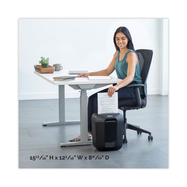 Powershred Lx45 Cross-Cut Shredder, 8 Manual Sheet Capacity - Image 6
