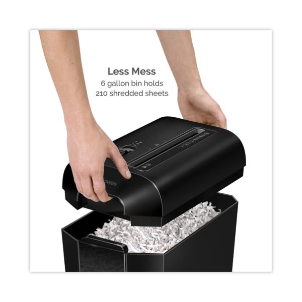 Powershred Lx65 Cross-Cut Shredder, 10 Manual Sheet Capacity - Image 5