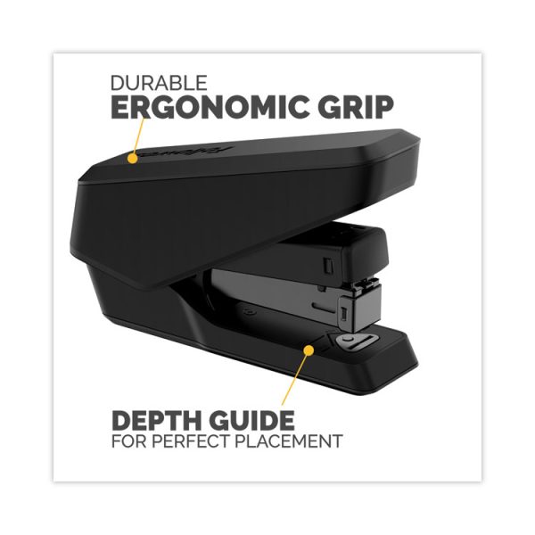 LX840 EasyPress Half Strip Stapler, 25-Sheet Capacity, Black - Image 6