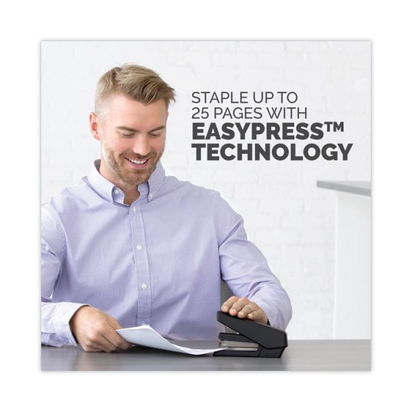 LX850 EasyPress Full Strip Stapler, 25-Sheet Capacity, Black - Image 5