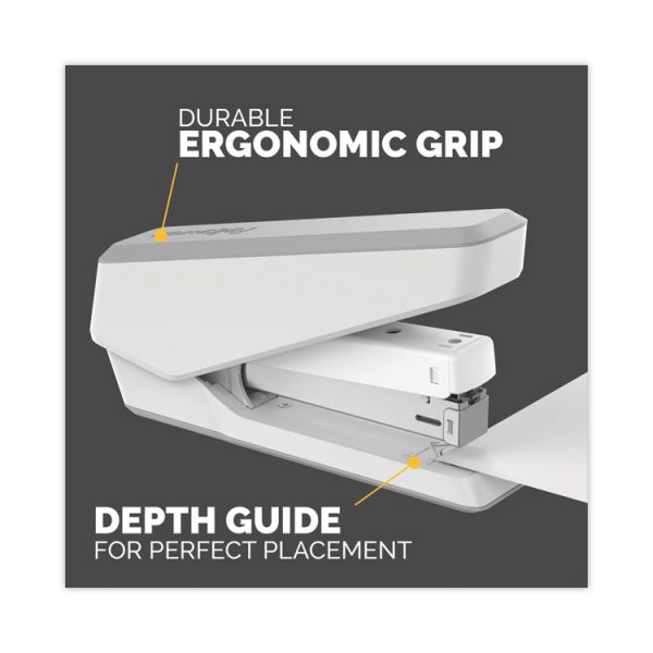 LX850 EasyPress Full Strip Stapler, 25-Sheet Capacity, White - Image 6
