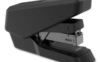 LX860 EasyPres Half Strip Stapler, 40-Sheet Capacity, Black