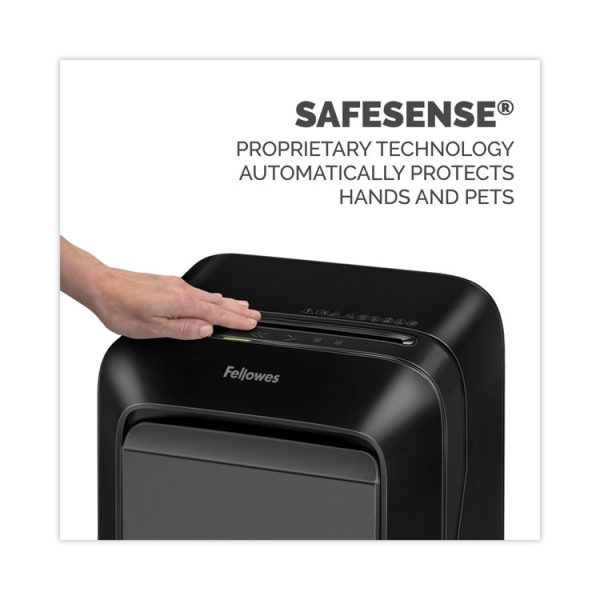 Powershred LX210 Micro-Cut Shredder, 16 Manual Sheet Capacity, Black - Image 3