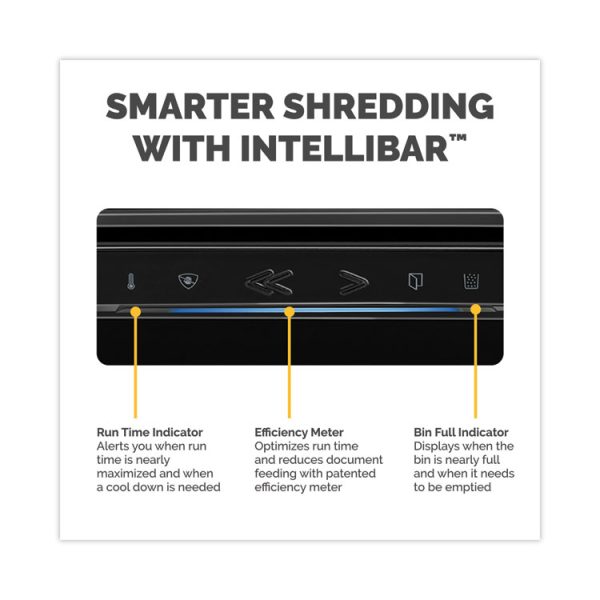 Powershred LX210 Micro-Cut Shredder, 16 Manual Sheet Capacity, Black - Image 5