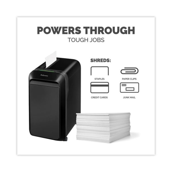 Powershred LX220 Micro-Cut Shredder, 20 Manual Sheet Capacity, Black - Image 4