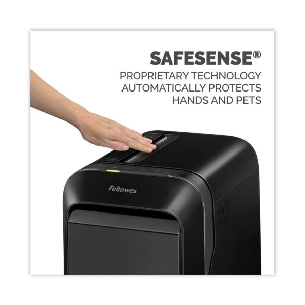 Powershred LX220 Micro-Cut Shredder, 20 Manual Sheet Capacity, Black - Image 3