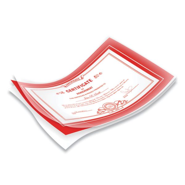 Imagelast Laminating Pouches With Uv Protection, 5 Mil, 9" X 11.5", Clear, 50/pack - Image 2