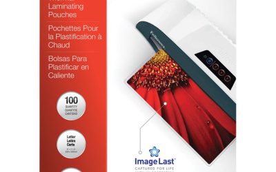 Imagelast Laminating Pouches With Uv Protection, 5 Mil, 9″ X 11.5″, Clear, 100/pack